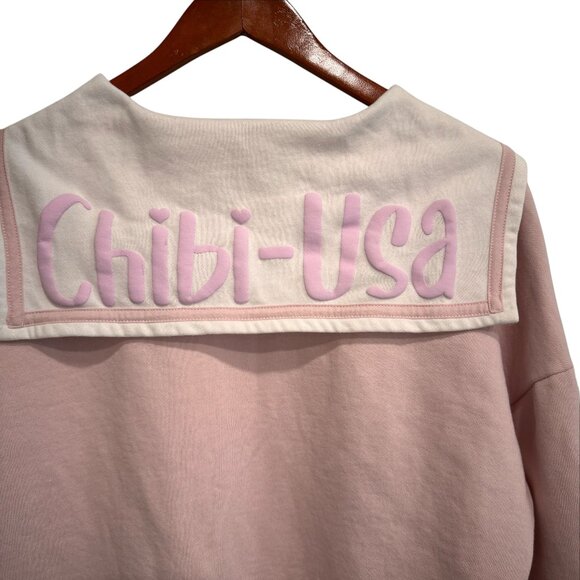 Sailor Moon Chibi-Usa Schoolgirl Collar Girls Sweatshirt Size M - Picture 4 of 4